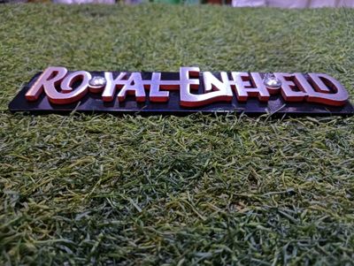 Premium Front Name Plate Board For Royal Enfield All Model_img_3