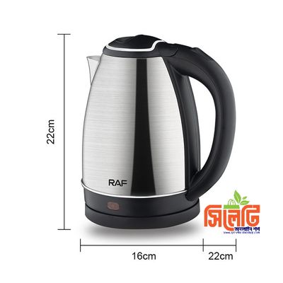 RAF Automatic Electric Kettle 2Liter 7816 – Stainless Steel & Cordless – 1500W_img_1