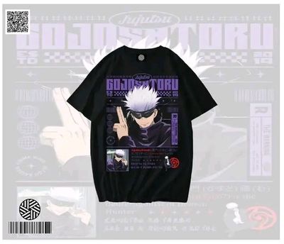 GOJO SATORU | Premium Anime Graphic Drop Shoulder_img_0