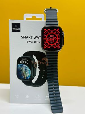 WiWu SW01 Ultra Bluetooth Calling Smart Watch- Orange (IP68, Sports Modes, 2.1″ HD IPS)_img_0