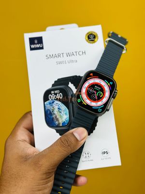 WiWu SW01 Ultra Bluetooth Calling Smart Watch- Orange (IP68, Sports Modes, 2.1″ HD IPS)_img_2