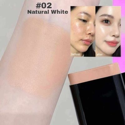 Full Coverage Longwearing Waterproof Kakashow Beautiful Skin Water Light Foundation Stick with Brush_img_3