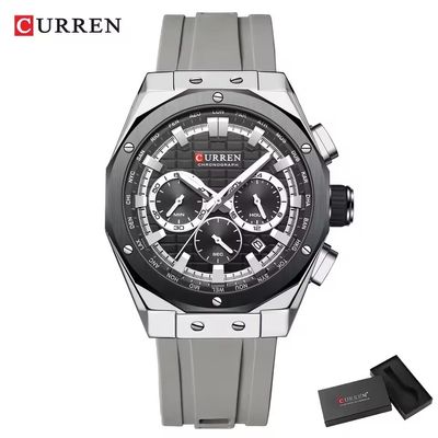 Curren 8464 For Men – Grey_img_1