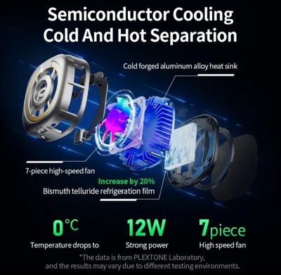 🔥 PLEXTONE EX2 Ultra RGB Magnetic Phone Cooler – গেমিংয়ে গরম নয়, কুল পারফরম্যান্স! 🔥_img_1