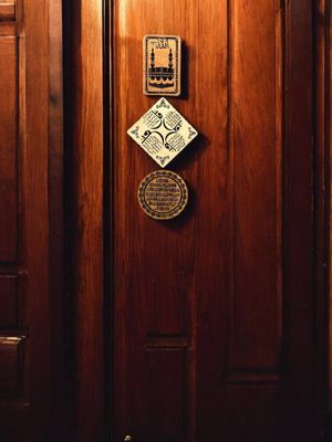 Wooden Fridge Magnet / Home decor