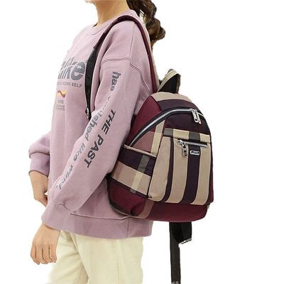 Nylon Backpack Durable Waterproof Casual Shoulder Bag_img_1