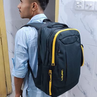 Loupin Backpack For Men Women ( Black )_img_2