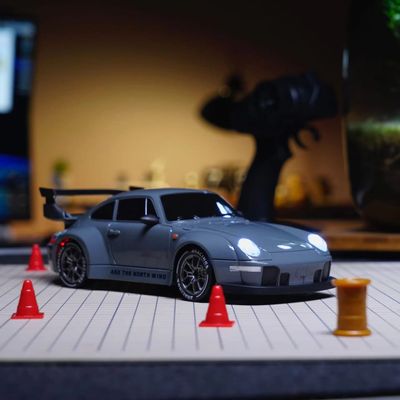 Porsche 911 RC Drifting Car-Dark/nardo Gray_img_0