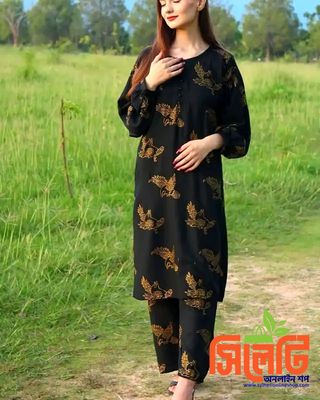 স্টাইলের পাখি প্রিন্টের টু-পিস_img_1