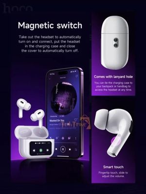 Hoco EW72 ANC TWS Earbuds With HD Display_img_4