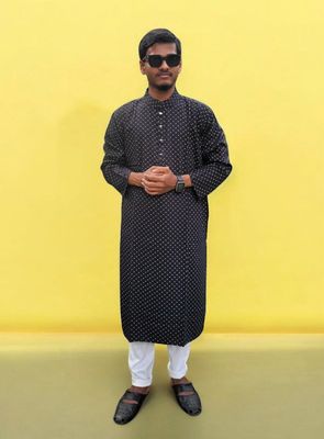 Premium Quality . Exclusive New Panjabi Design.Stylish and Trendy Panjabi for Men._img_3