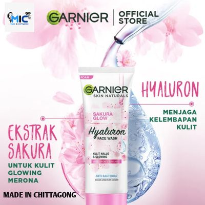 GARNIER Sakura Glow Hyaluron Face Wash_img_1