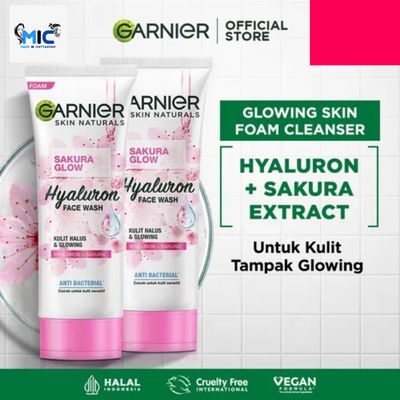 GARNIER Sakura Glow Hyaluron Face Wash_img_2