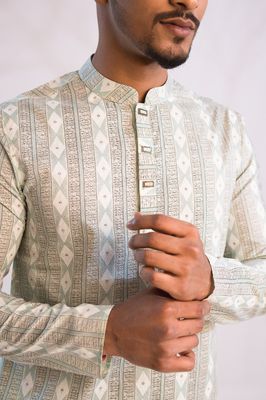 Exclusive Men’s Glossy Printed Panjabi(PJB-008)_img_3