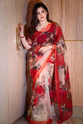 Digital Print Sharee with Blouse Piece_img_1