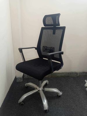 M2506 Stylish Black Ergonomic Office Chair_img_1