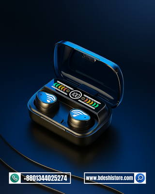 M27 TWS Bluetooth 5.3 Wireless Earbuds - Sport Waterproof Stereo Headphones with Touch Control, Mic & Charging Case for Android iOS