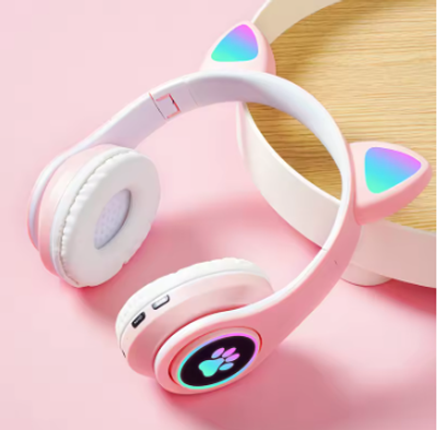 🎧 Bluetooth Over-Ear Headphones – Wired & Wireless Combo - Cat HeadSet Premium_img_2