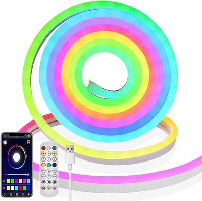 🔥 5M RGB Phantom Neon LED Strip Light – App & Remote Control | Music Sync | Waterproof_img_6