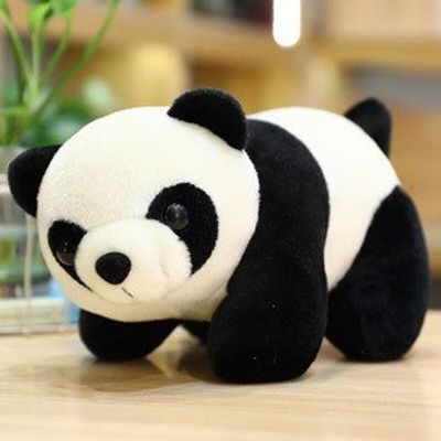 Bamboo panda plush toy simulation giant panda doll kids birthday gift_img_2