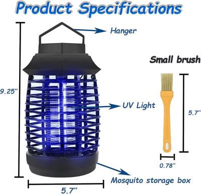 New HK-1217 Electronic Mosquito Killer with UV Light, Silent Operation, USB Power, and Easy-Clean Design for Indoor Use_img_1