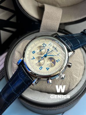 Patek Philippe White Dial Blue Belt AA_img_0