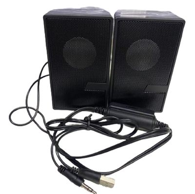 D7 Multimedia Wired Mini USB Speaker For Computer - Black_img_4