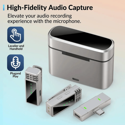 Jmary MW-15 | 2.4G Wireless Microphone For Mobile TYPE-C | Dual Microphone_img_0