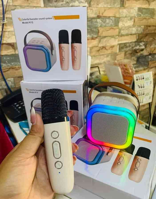 K12 speaker high-end Bluetooth Audio Small Home Ktv karaoke microphone professional children’s singing Bluetooth speaker_img_2