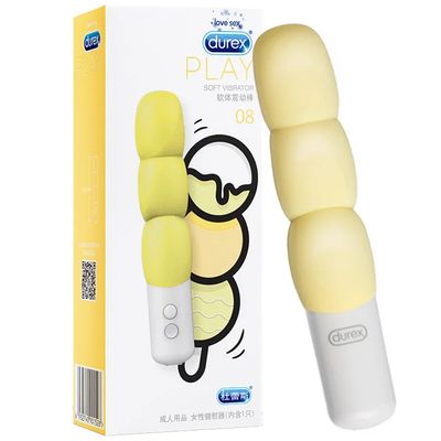 Durex Vagina Clitoris Stimulate G Spot Soft Vibrators Masturbators Mute Silicone Vibrating Dildo Massager Sex Toys for Women_img_2