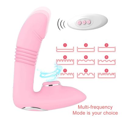 Telescopic Clit Sucking Dildo Vibrators Thrusting G spot Anal Stimulator Clitoral Sucker Vibrator Masturbator Sex Toys For Women_img_5