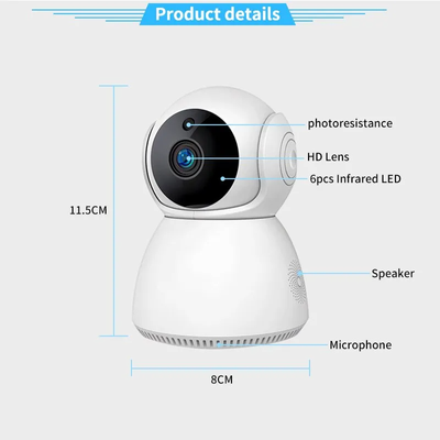 CCTV Camera V380 Pro HD 1080P WiFi 360° Viewing Area Security Camera_img_4