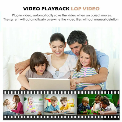 Smart 360° Rotated Security Camera HD 1080P with Two-way Audio, Motion Tracking, and Waterproof Design_img_2