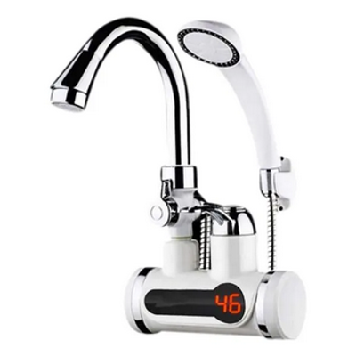 Hot Water Tap With Hand Shower For Wall Mount_img_2