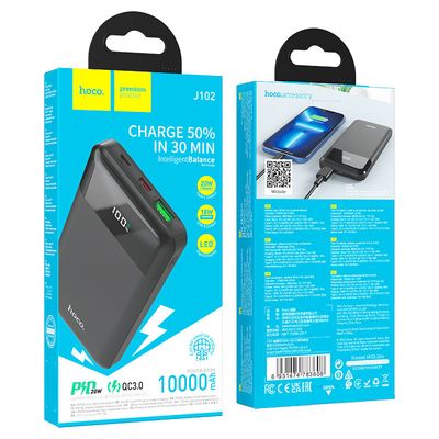 HOCO J102 Cool Figure PD20W+QC3.0 Power Bank Mobile Phone Fast Charging Treasure_img_5
