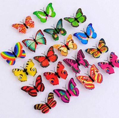 Butterfly shaped home decorating wall light | Color changing LED Wall Sticker | Single_img_1