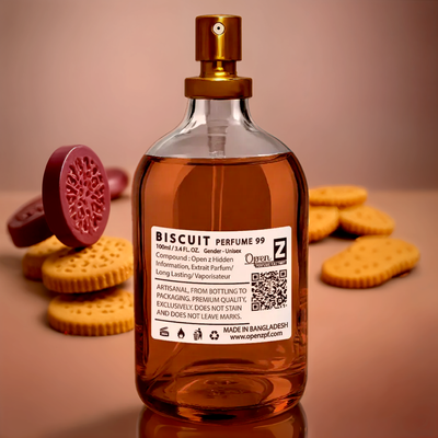 Biscuit Perfume - Long Lasting Sweet Vanilla Unisex Fragrance (100ml)