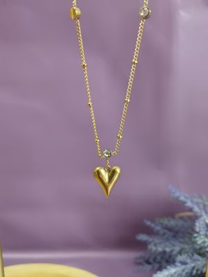 Ophelia heart shaped pendant necklace_img_0