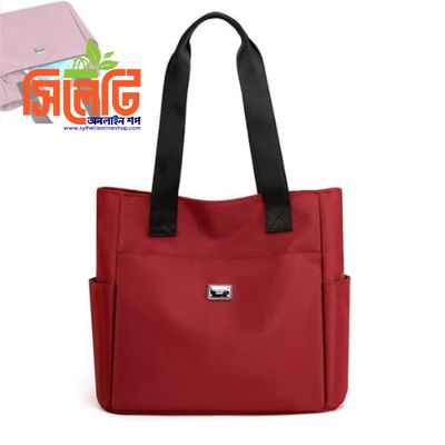 Fashion Shopping Bag (Maroon)_img_1