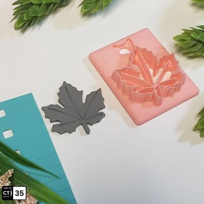 Maple Leaf Polymer Clay Cutter – Leaf Shape Craft & Jewelry Tool | InDecorBD_img_0