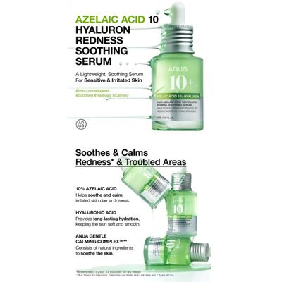 Anua - Azelaic Acid 10 Hyaluron Redness Soothing Serum 30ml_img_1