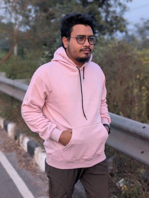 Exclusive Solid Light Pink Hoodie_img_1