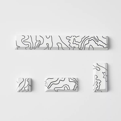 Topographic Enter Esc Spacebar Combo - Set of 4 Keys_img_1