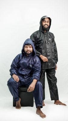 100% Water proof High quality Rain Coat With Pant_img_3