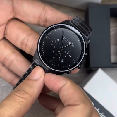 Calvin Klein Impressive Black Multi-function Watch_img_1