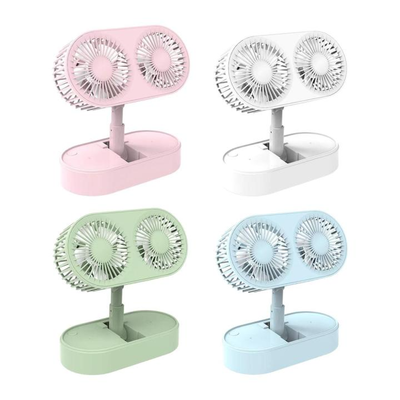 Double Motor Folding Table Top Fan_img_4