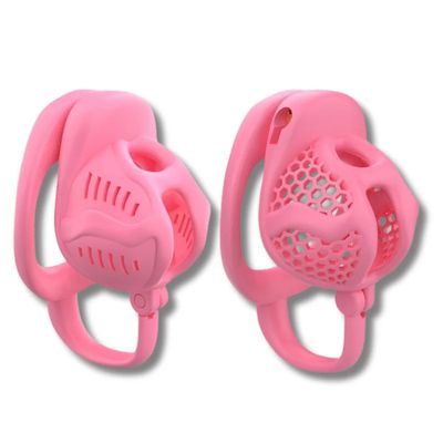 25 Male Chastity Set with Hook Honeycomb Texture 3 Size Cock Rings Adjustable Belt Breathable Chastity Cage for Men Sex Toys 18+_img_9