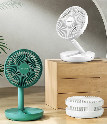 Rechargeable 5-inches Folding fan HCZ21 Green colour_img_2