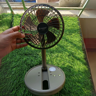 JY-2215 JYSUPER Professional Rechargeable Fan With LED Light_img_4
