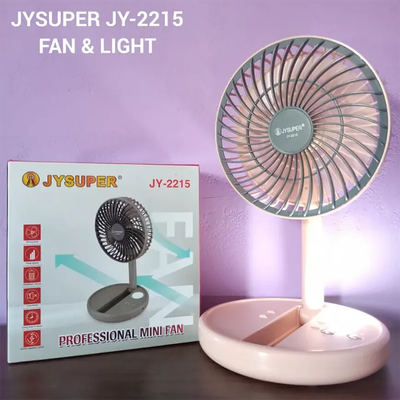 JY-2215 JYSUPER Professional Rechargeable Fan With LED Light_img_3